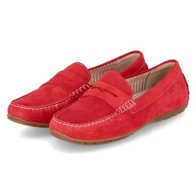 Produktbild von Sioux Damen Slipper/ Mokassins CARMONA-700 Rot RaulederGröße:41/2