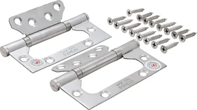 Produktbild von BGS Scharnier-Satz 80909, Edelstahl, 100 x 50 mm, 2-tlg.