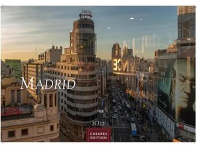 Produktbild von Madrid Kalender 2027 - Wandkalender | Fotokalender Spanien 35x50cm Grosses Format - mit atemberaubenden Fotos der bekanntesten Sehenswürdigkeiten und Highlights der spanischen Metropole