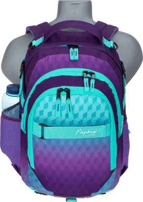 Produktbild von Schulrucksack Elephant Hero Signature Rucksack Mädchen Schultasche backpack 12868 Violet Cube (Lila-Türkis)