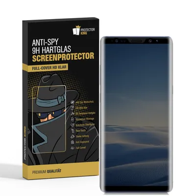 Produktbild von 6x Blickschutz 9H Panzerhartglas für Samsung Galaxy Note 8 Anti-Spion Displayschutz Panzerfolie Schutzfolie echtes Tempered Panzerglas Schutzglas Screen Protector