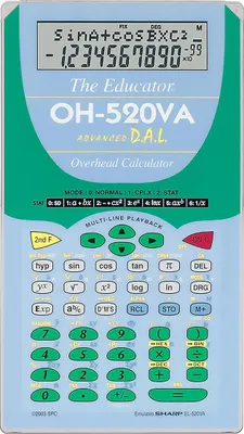 Produktbild von Sharp OH-520 VA Overheadversion des EL-520 VA mit Hartschalenetui