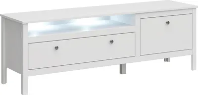 Produktbild von Kondela TV-Tisch Olje 1S1K/160 - weiß