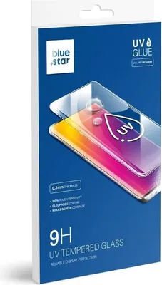 Obrázok produktu pre Pancierové sklo UV Blue Star - SAM Galaxy S9