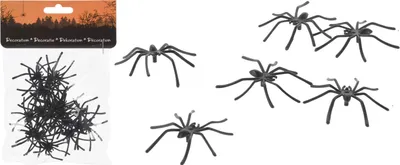 Productafbeelding van Halloween Spider Deco 20Pcs Kerst Nampook