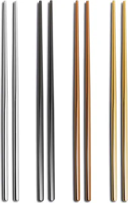 Produktbild von COMAS 7424 Chopsticks Set KYOTO GOLD Edelstahl 18/10 / PVD-Beschichtung / Gold-Finish