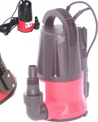 A close-up studio shot of a submersible pump.