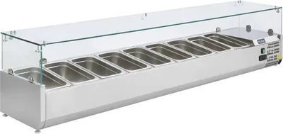 Produktbild von Polar Serie G Aufsatzkühlvitrine für 9x GN1/3