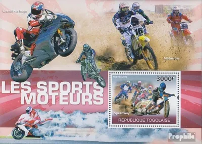 Produktbild von Briefmarken Togo 2010 Mi Block539 (kompl.Ausg.) postfrisch Motorradsport