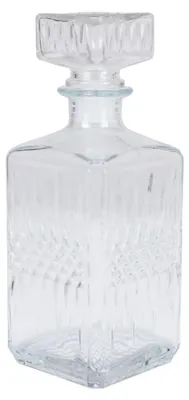 Image de Carafe à whisky en verre 850ml Whisky Cognac Liqueur Carafe Décanteur