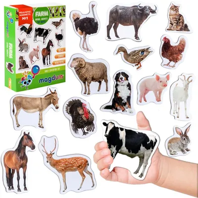 Productafbeelding van MAGDUM - Koelkastmagneten - Boerderijthema