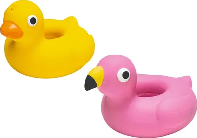Zdjęcie produktu dla Zabawka dla psów Beeztees – kaczka/flaming z lateksu
