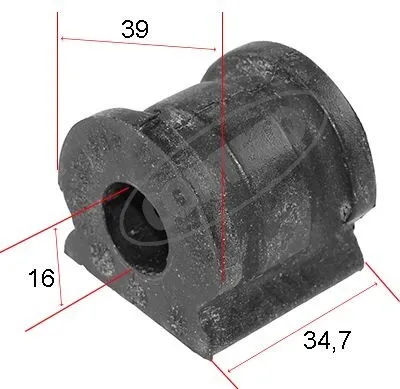 Produktbild von CORTECO 80005440 Lagerung Stabilisator Stabigummi Vorne für VW POLO (9N) Polo Schrägheck (6R1, 6C1) up! Schrägheck (121, 122, BL1, BL2) für SKODA