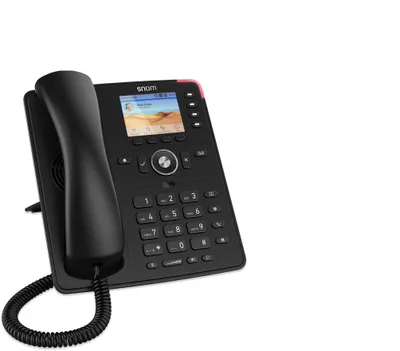 Produktbild von Snom D713, IP-Telefon, Schwarz, Kabelgebundenes Mobilteil, TFT, Gigabit Ethernet
