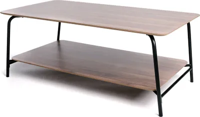 Productafbeelding van Mysa salontafel 110 cm, model Oskar, hout - zwart