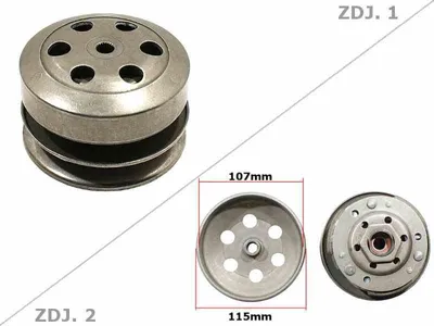 Obrázek produktu pro Spojka GY6-50 4T Baotian Kymco Romet Zipp Bri
