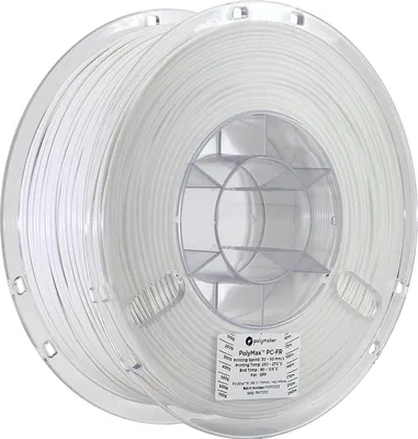 Produktbild von Polymaker PolyMax PC-FR White Filament 1,75 mm 1 Kg