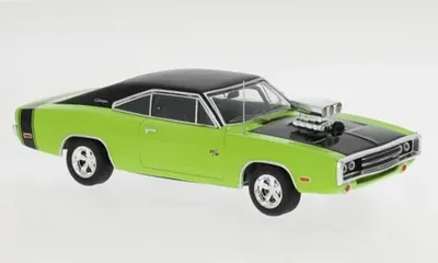 Produktbild von IXO IXOCLC620N.22 - 1/43 - Dodge Charger R/T, hellgrün/schwarz, 1970 - Neu