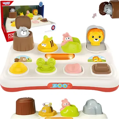 Immagine prodotto di WOOPIE BABY Giocattolo educativo pop-up sugli animali dello zoo
