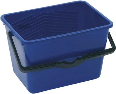 Produktbild von Farbeimer mit Maßeinteilung rechteckig 14l blau Nölle PROFI BRUSH