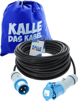 Produktbild von KALLE DAS KABEL Verlängerungskabel CEE H07RN-F 3G 2,5 mm² 25 Meter 230V 16A IP44 Stromkabel Verlängerung Campingkabel