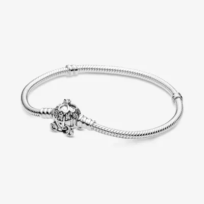 Produktbild von Pandora Disney 599190C01 Armband Cinderella Kürbiskutschen-Verschluss Silber 16 cm