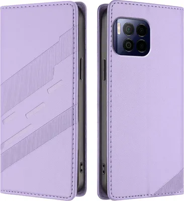 Produktbild von Hülle für T-Mobile REVVL 7 Pro, Kunstleder Brieftaschen Handyhülle mit Kartenfach und Standfunktion Violett