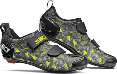 Produktbild von Sidi T-5 Air Carbon grau/gelb Triathlonschuhe, Größe 42
