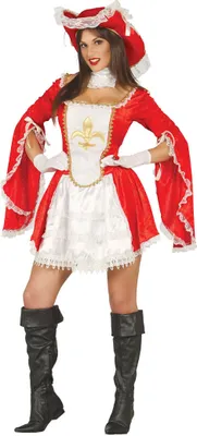 Immagine prodotto di costume da moschettiere sexy per donne di taglia M e L, taglia:XL