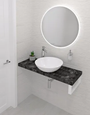 Obrázok produktu pre Sapho AVICE doska na umývadlo 120 x 36 cm, hrúbka 5 cm, lomený kameň