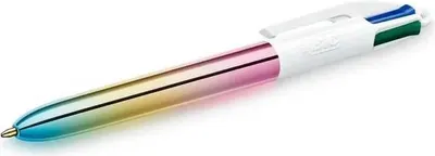 Zdjęcie produktu dla Długopis Bic 4 Kolory Gradient - Twój kreatywny towarzysz! Ciesz się długopisami w czterech kolorach i dodaj odrobinę stylu do swoich notatek!