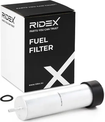 Produktbild von Kraftstofffilter RIDEX 9F0273 für BMW 1 Schrägheck (F40) Leitungsfilter