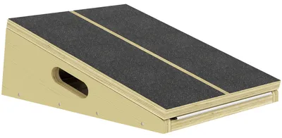Produktbild von Schrägbrett für Entlastungs-Übungen, 4 verstellbare Winkel, rutschfest, Holz