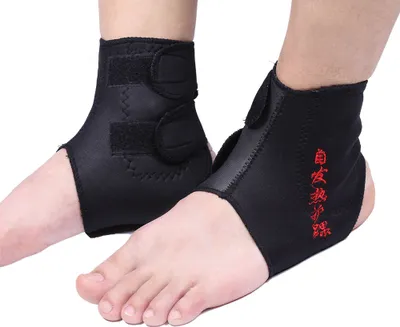 Produktbild von 1 Paar Knöchelbandage, selbstaufwärmend, verstellbar, Kompressionswirkung, für Schmerzlinderung, Sportverletzungen