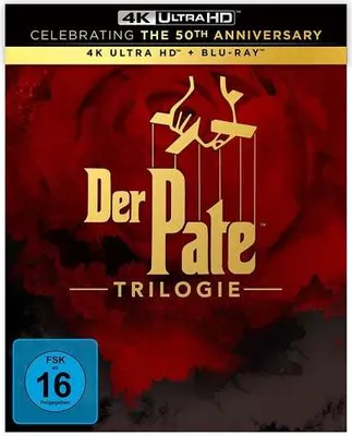 Produktbild von Der Pate Trilogie - Limited Digipak (9 Discs) [4K Ultra-HD] [Blu-ray]