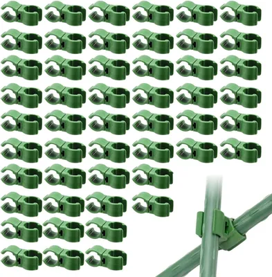 Produktbild von Pflanzenstab Verbinder Clips 50 Stück, 11 mm, für Kletterpflanzen