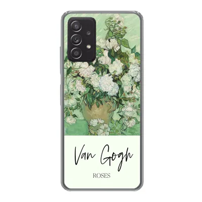 Produktbild von MuchoWow® Handyhülle Schutzhülle Hülle für Samsung Galaxy A53 5G Malerei - Blumen - Van Gogh Silikon Softcase Handy Hülle - Schutzabdeckung