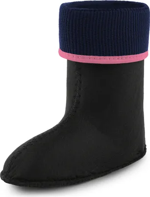 Produktbild von Ladeheid Kinder Mädchen Jungen Wärmende Stiefelsocken für Gummistiefel Innenschuh KL058 (Hellrosa, 33 EU)