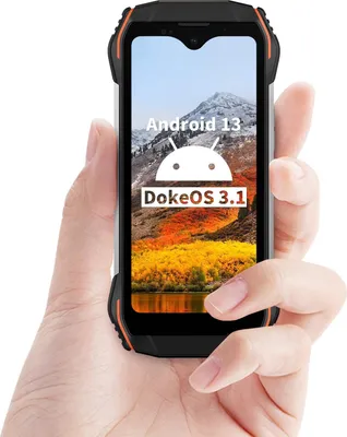Produktbild von Blackview N6000(2023) Mini Outdoor Handy Ohne Vertrag, 16GB+256GB Helio G99 Outdoor Smartphone Android 13, 4.3 QHD+ Display 48MP+16MP Kamera Baustellenhandy, 3880mAh Akku Handy/NFC/Face ID/GPS/IP69K