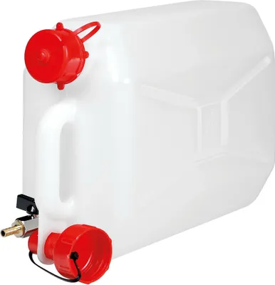 Image de Bidon Lampa en polyéthylène avec robinet métallique - 10 L - Horizontal