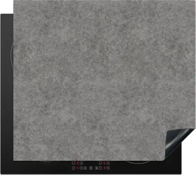 Produktbild von KitchenYeah© Herdabdeckplatte Beton - Textur - Muster , 57x51cm, Küche Deko, Glaskeramikkochfeld Herdabdeckung, Abdeckplatte fùr Kochfeld