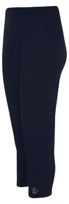 Produktbild von modAS Damen Caprihose mit Strass-Applikation - Capri Sommerhose Freizeithose Maritim in Marine Blau Größe 50