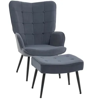 Produktbild von Sessel mit Fußstütze,TV-Sessel Polstersessel,Relaxsessel Loungesessel Fernsehsessel Einzelsessel