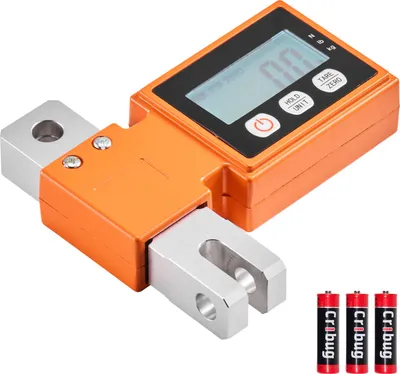 Obrázek produktu pro SucceBuy Digitální jeřábová váha 500 kg, průmyslová váha s robustním hliníkovým pouzdrem a LCD displejem, váha na zvěřinu s rozlišením 100 g, automatické vypnutí ve 3 stupních, háčková váha pro garáž a dílnu