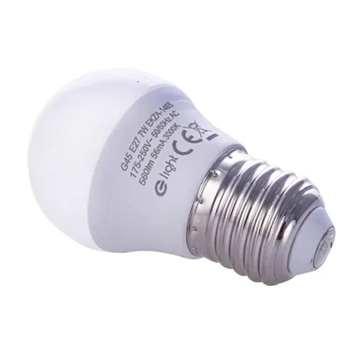 Produktbild von LED Lampe 7W E27 G45 warmweiß 3000K 600lm Eko-Light