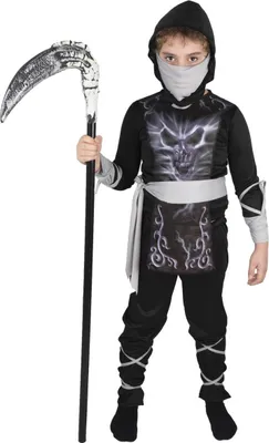 Immagine prodotto di Costume da scheletro ninja per bambino - 110/122 (5-6 anni)