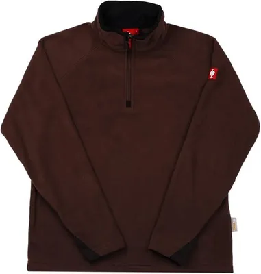 Produktbild von Engelbert Strauss Herren Fleecepullover troyer dryplexx micro Kastanienbraun Fleece Gr. XL
