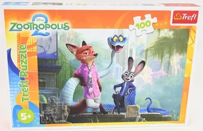 Image de Trefl PUZZLE 100 Mystères de Zootopie / Disney 16523