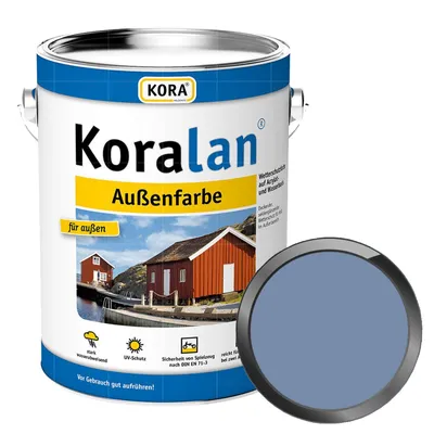 Produktbild von KORA Koralan Aussenfarbe 0.75 Liter Taubenblau