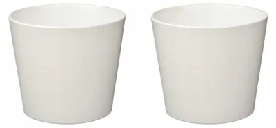 Produktbild von IKEA SOJABÖNA Übertoptf weiß, für Töpfe bis 12 cm